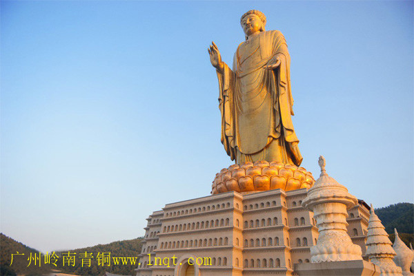 世界上最高的銅佛像——中國中原大佛 世界上最高的銅佛像——中國中原大佛