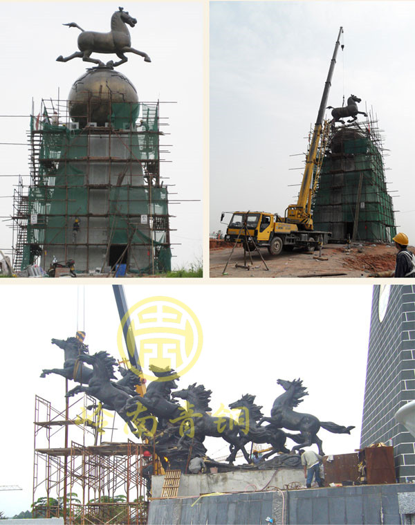 清遠《馬踏飛燕》大型城市雕塑 清遠《馬踏飛燕》大型城市雕塑