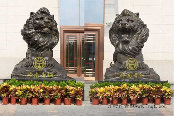 招商銀行銅獅子工程-廣州嶺南青銅 招商銀行銅獅子工程-廣州嶺南青銅