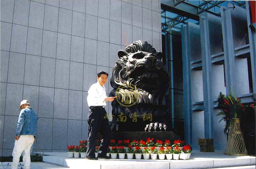 中國人民銀行內蒙古分行銅獅工程 中國人民銀行內蒙古分行銅獅工程