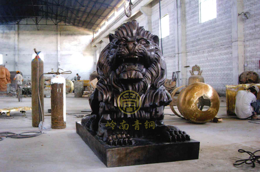 中國人民銀行內蒙古分行銅獅工程 中國人民銀行內蒙古分行銅獅工程