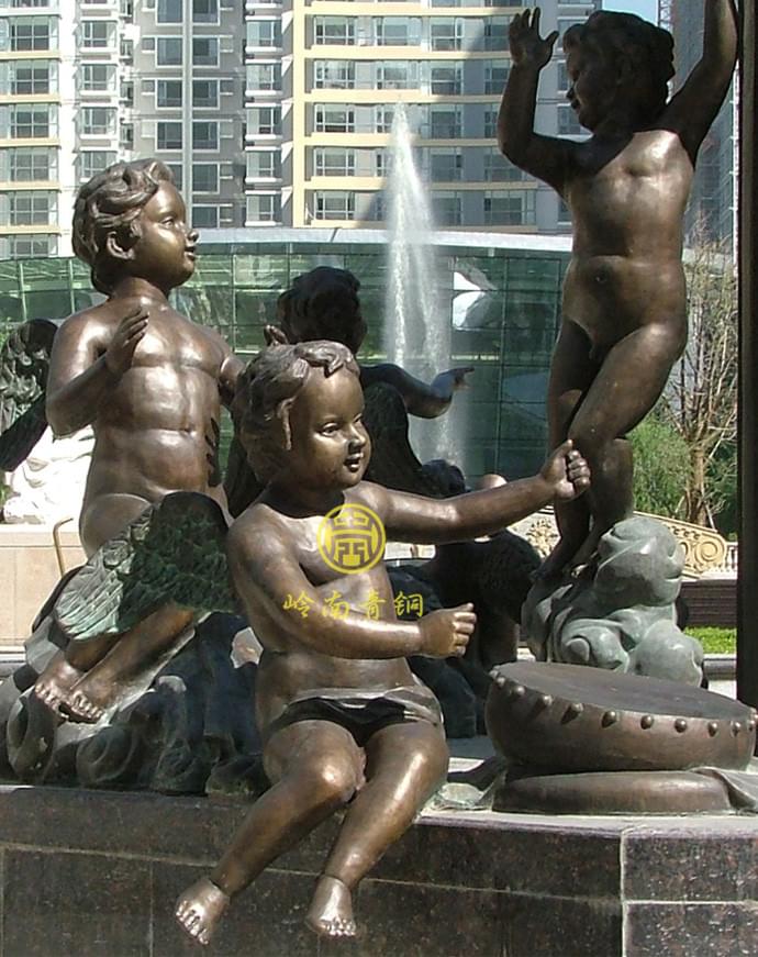 北京富力城房地產《天使》銅雕塑工程 北京富力城房地產《天使》銅雕塑工程