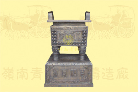 銅方鼎4（長0.8米，寬0.6米，高1.35米）-有現(xiàn)貨
