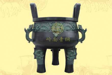 銅圓鼎1（口徑0.16米-0.27米，高0.21米-0.36米）-有現(xiàn)貨