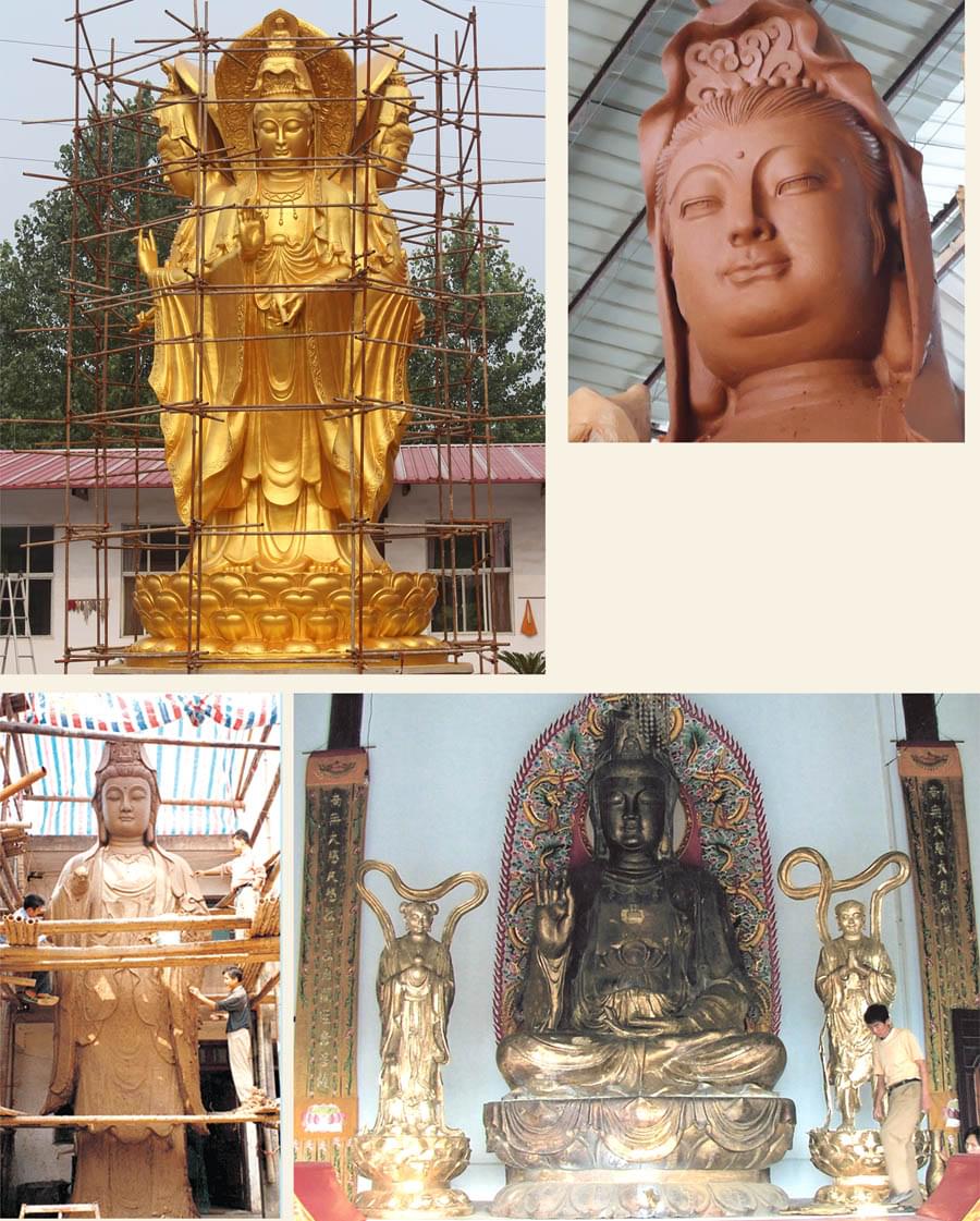 觀音銅佛像