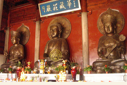 花都華嚴禪寺華嚴三圣銅佛像（5米）