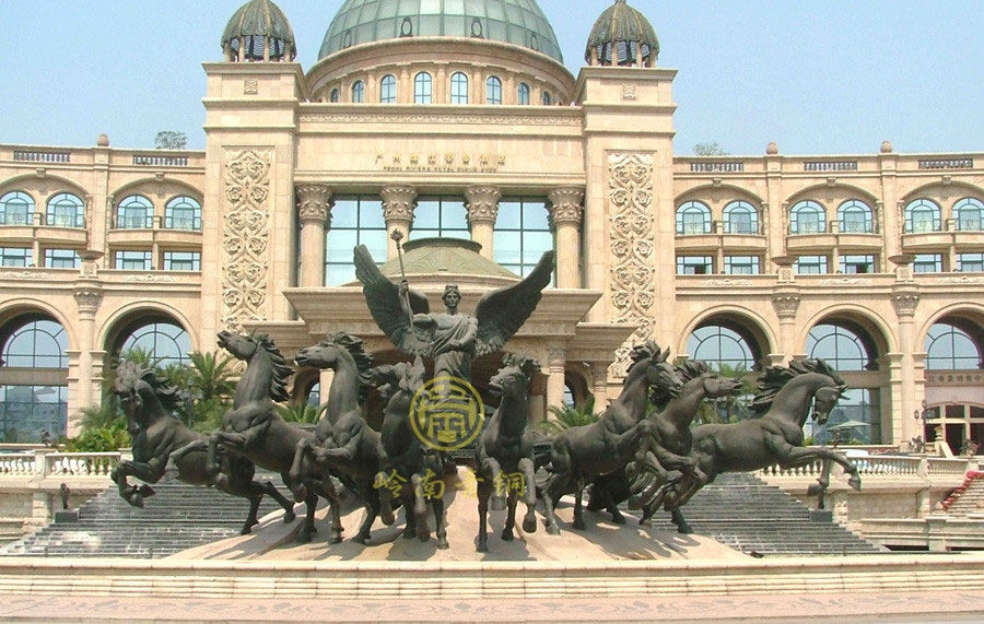 廣州市帝景苑房地產銅雕塑工程 廣州市帝景苑房地產銅雕塑工程